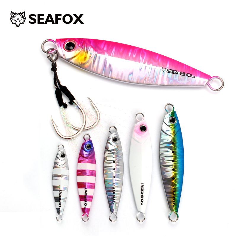Fishing Lure Spoon - SF10 Japen Metallguss Jig Löffel 20/30/40/60/80g