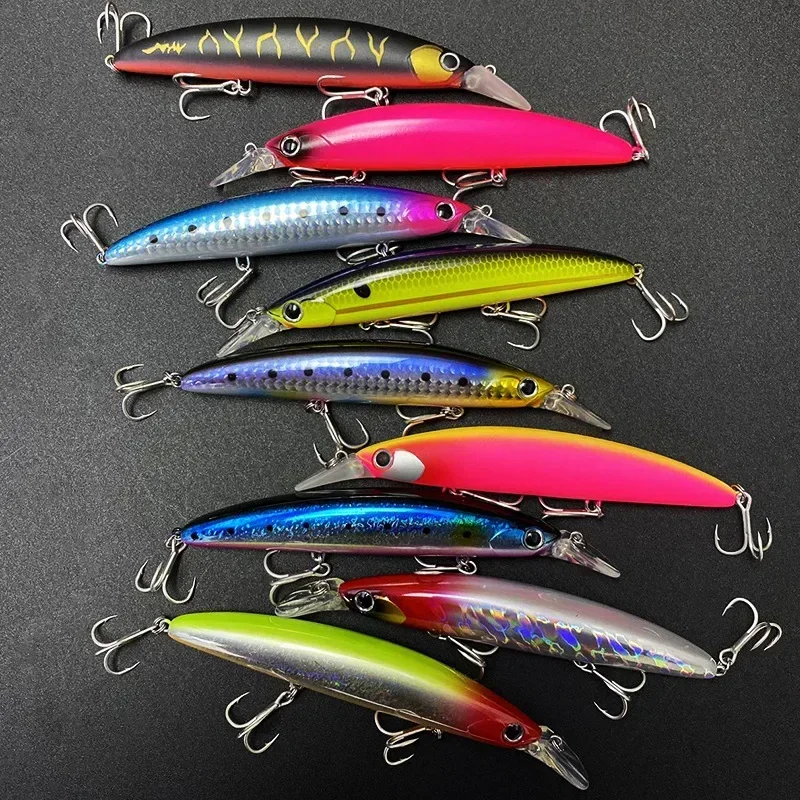 Fishing Lure Spoon - Schwimmende Minnow-Angelköder, 110 mm, 20 g,