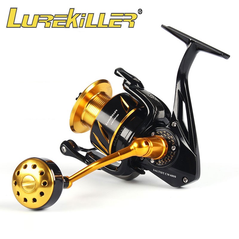 Penn Reel Fierce - Lurekiller Saltist CW Vollmetall-Spinnrolle Salzwasser-Jigging-Rolle 10BB