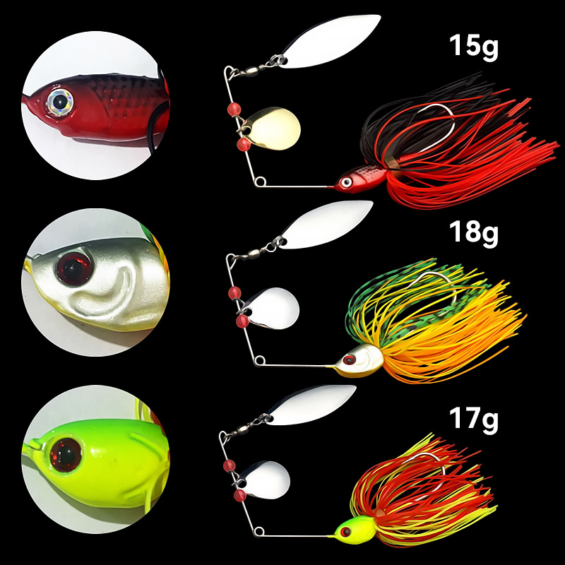 Bazooka 15g 18g Spinnerbait An – Fishing Lure Spoon Bewertung und Preis