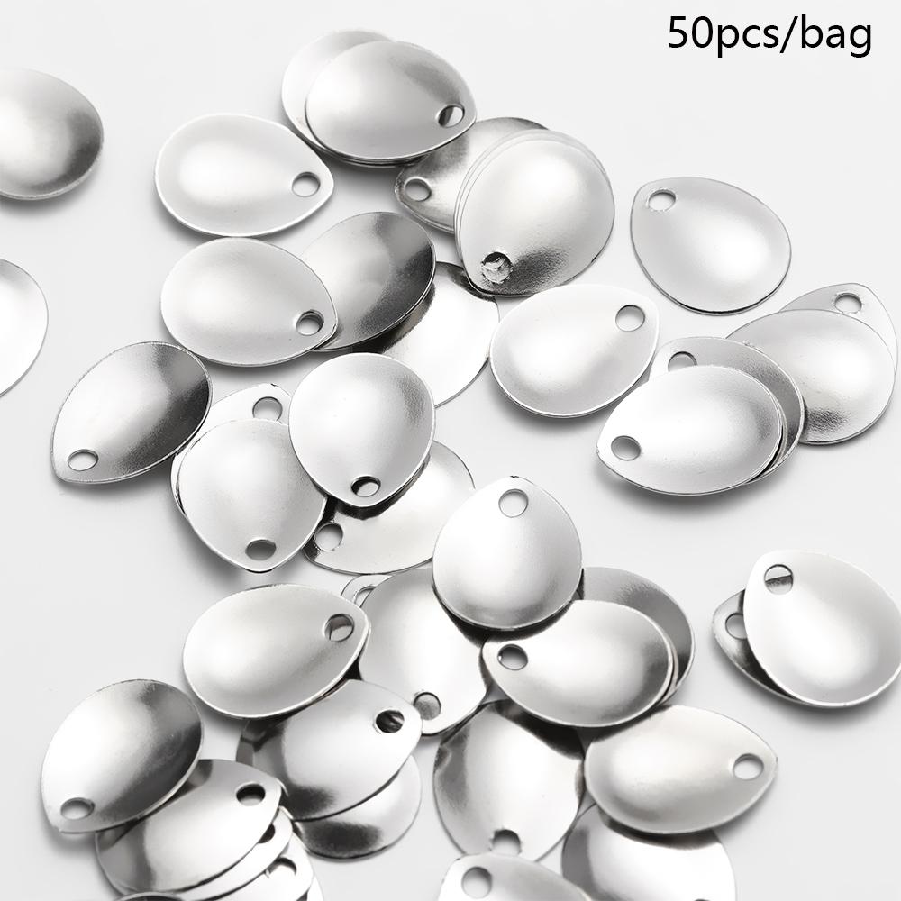 50 Stück Silber glatt Nickel P – Fishing Lure Spoon Bewertung und Preis