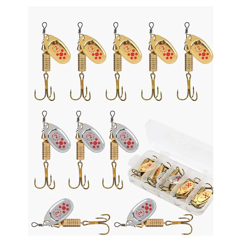 JSFUN 10-teiliges Spinner-Köde – Fishing Lure Blade Bait Bewertung und Preis