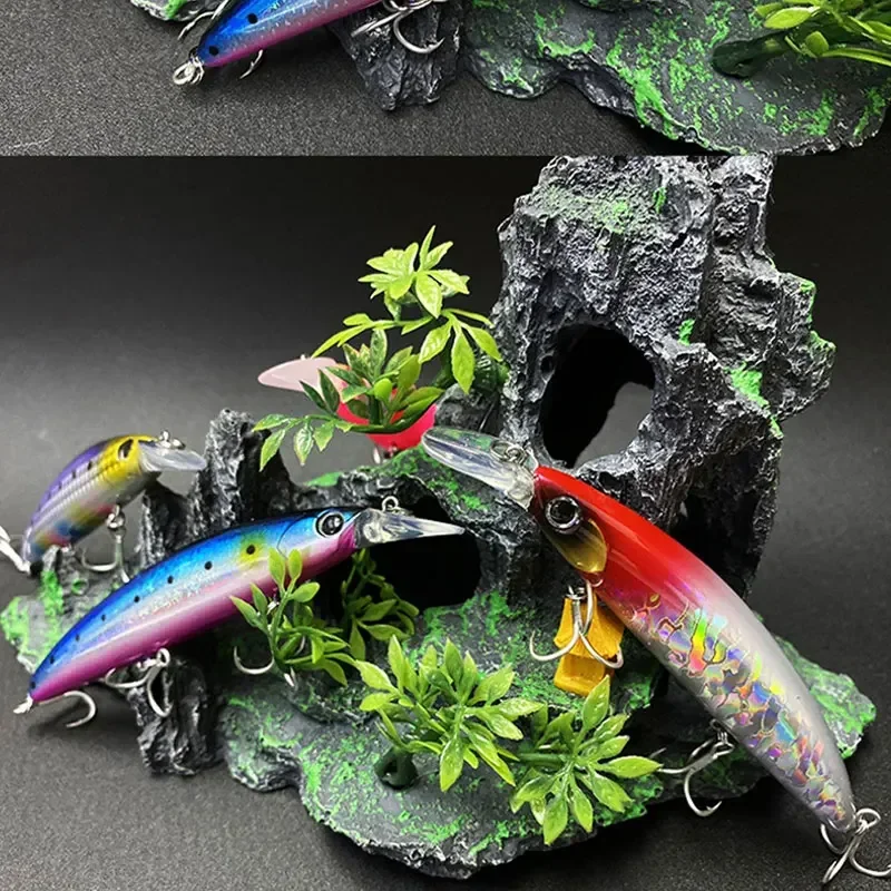 Schwimmende Minnow-Angelköder, – Fishing Lure Spoon Bewertung und Preis